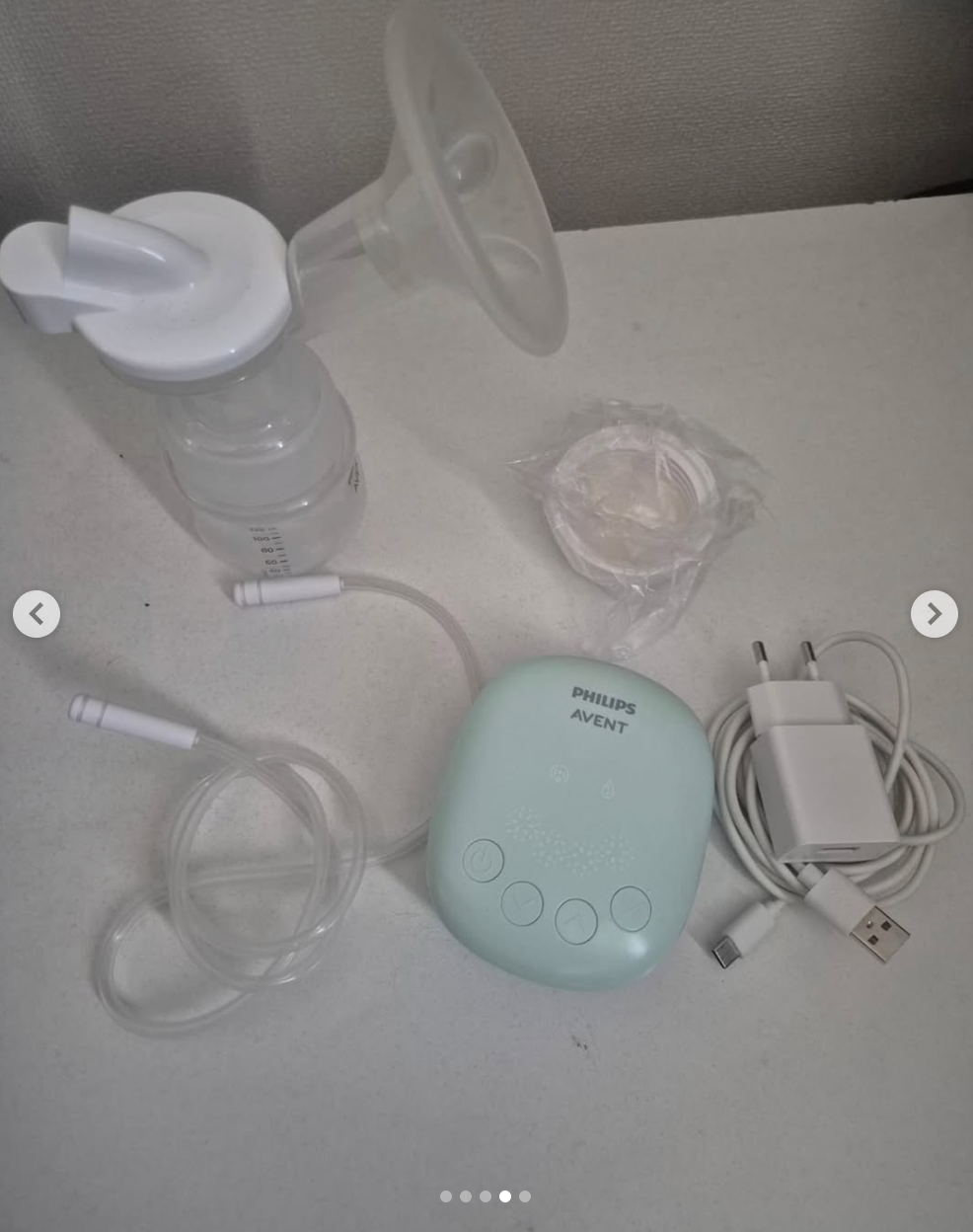 Extractor de leche modelo Simple Daisy Avent. Marca Philips Avent (#PG5801)