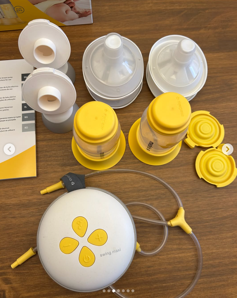 Extractor de leche eléctrico doble modelo Swing Maxi. Marca Medela (#PG5806)