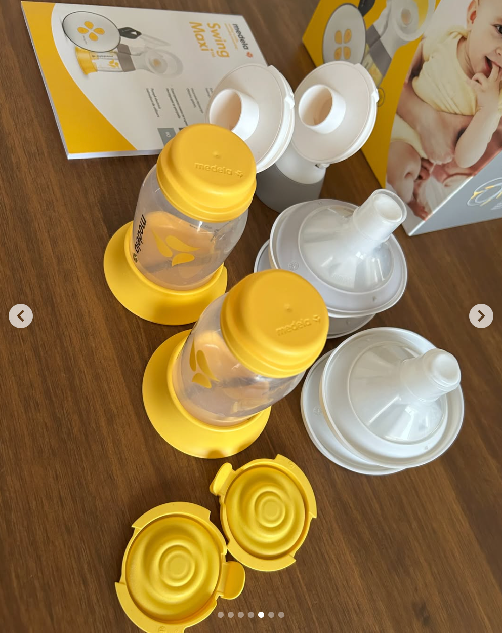 Extractor de leche eléctrico doble modelo Swing Maxi. Marca Medela (#PG5806)