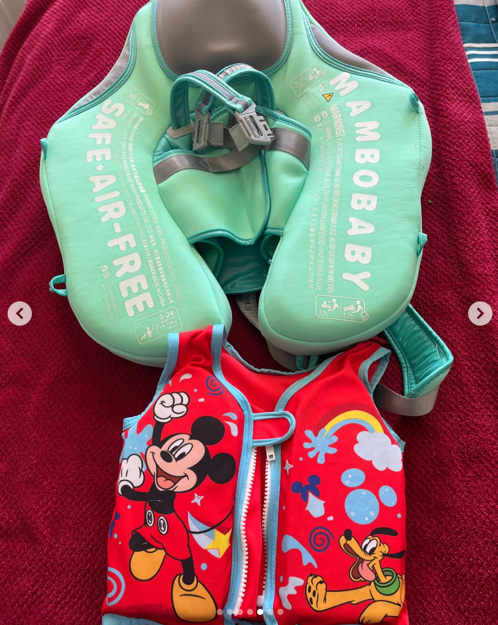 Chaleco salvavidas modelo Safe Air Free. Marca Mambobaby(#PG5811)