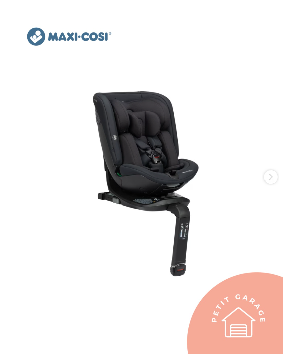 Silla de auto modelo Spinel 360 Plus O12 Authentic Black + Base. Marca Maxi Cosi (#PG5812)