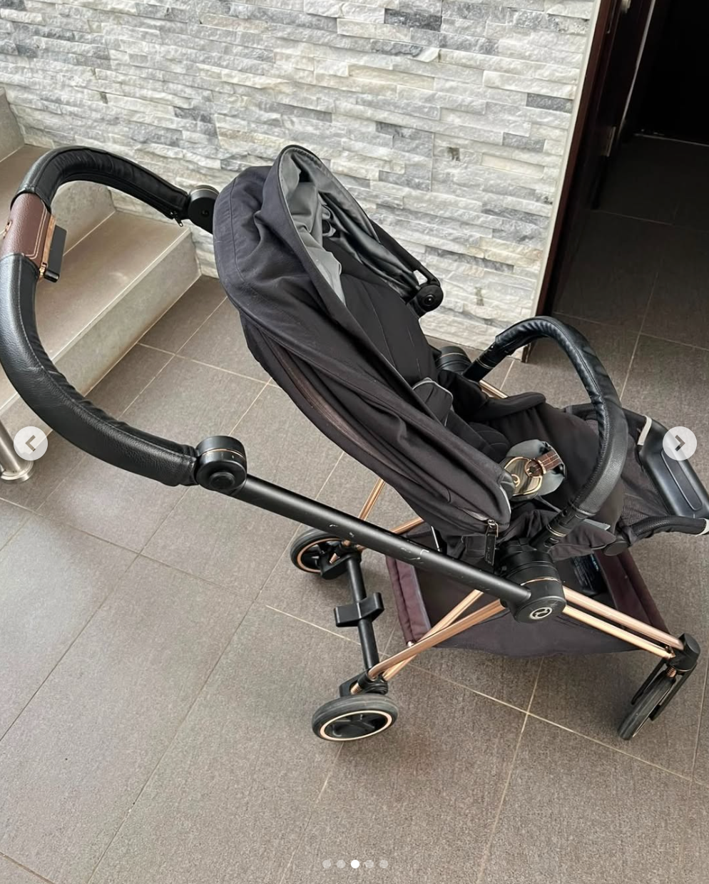 Coche Paseo Mios V4 + Silla Nido Aton G + Adaptadores. Marca Cybex (#PG5813)