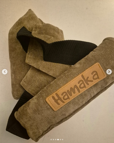 Portabebe Lateral modelo Green Grass. Marca Hamaka (#PG5819)
