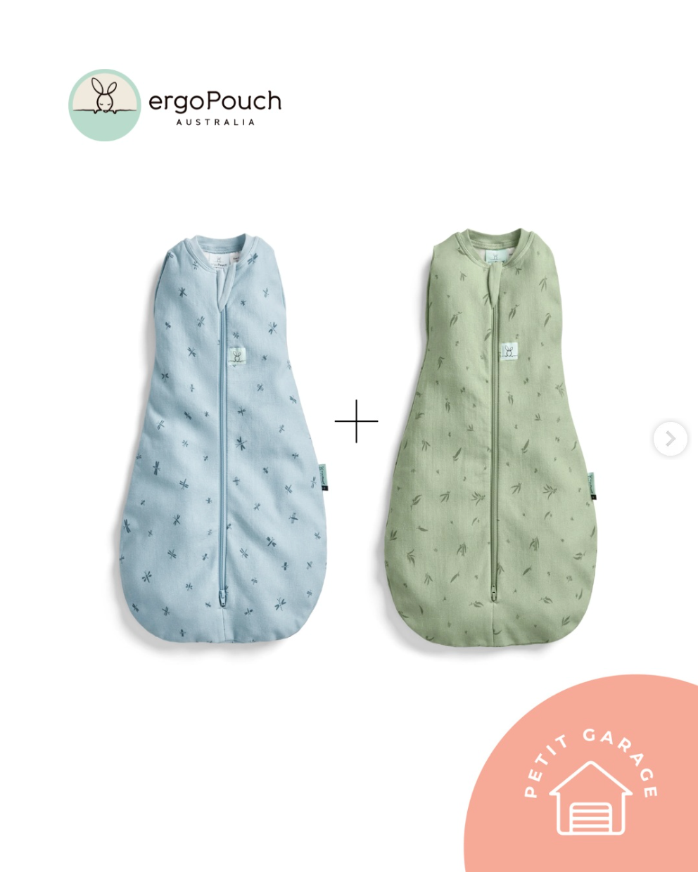 2 Saquitos de dormir modelo Dragonflies y Willow. Marca Ergopouch (#PG5820)