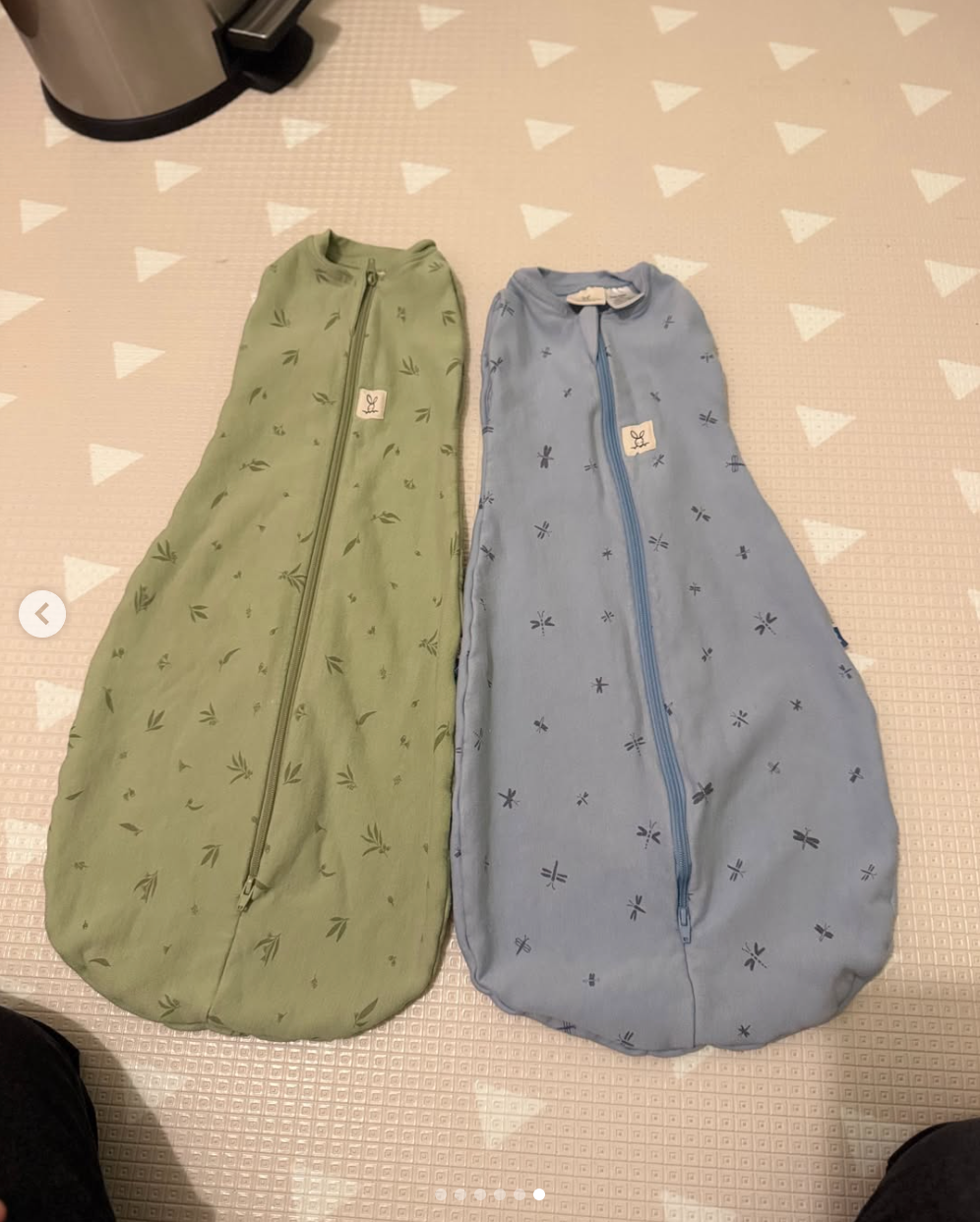 2 Saquitos de dormir modelo Dragonflies y Willow. Marca Ergopouch (#PG5820)