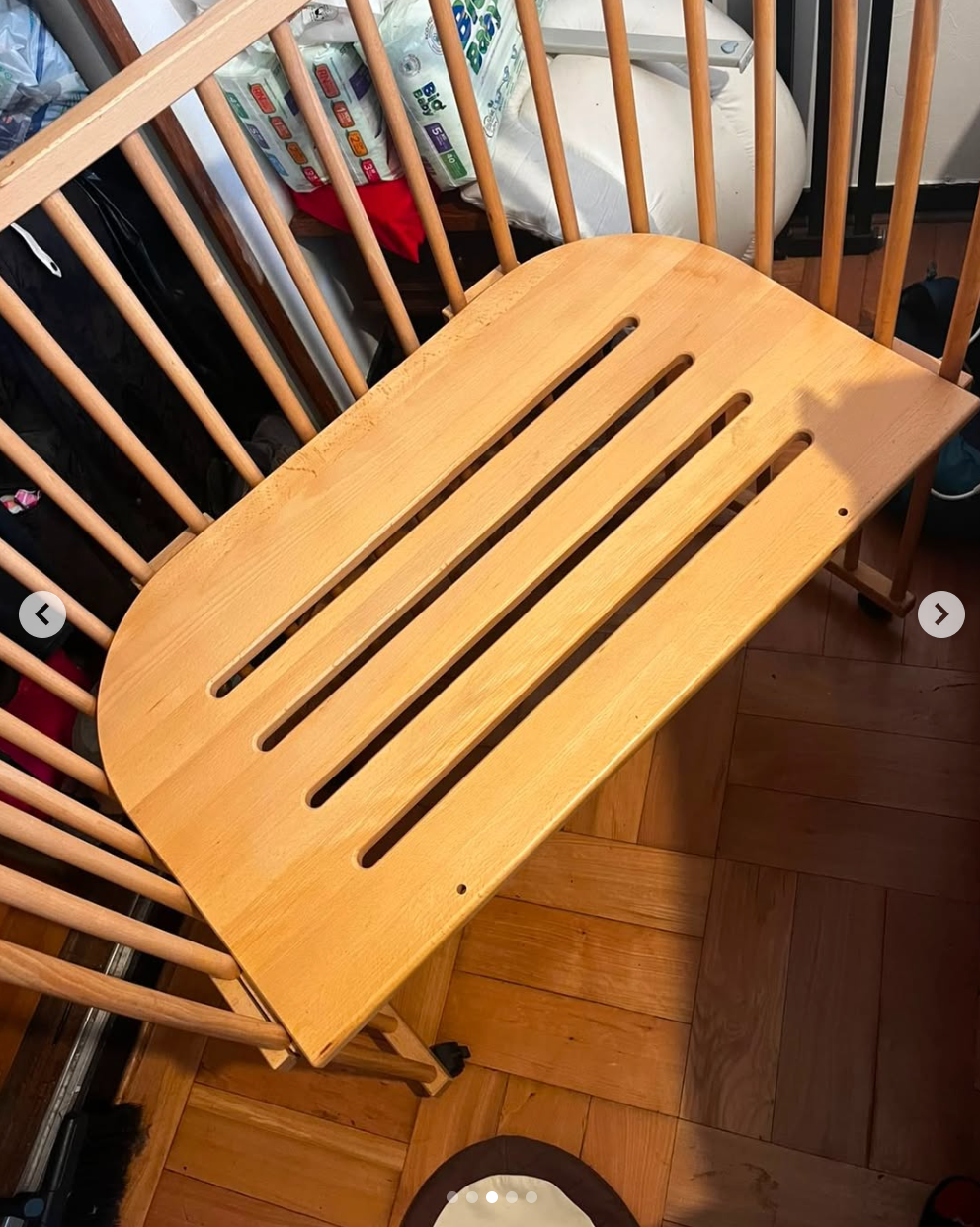 Cuna colecho madera natural. Marca Babybay (#PG5822)