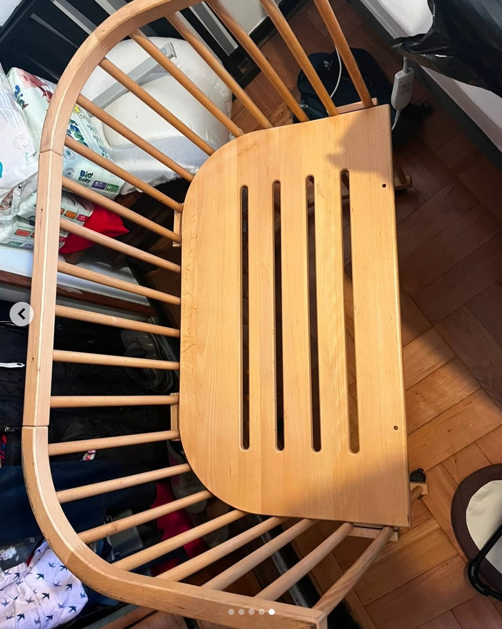 Cuna colecho madera natural. Marca Babybay (#PG5822)