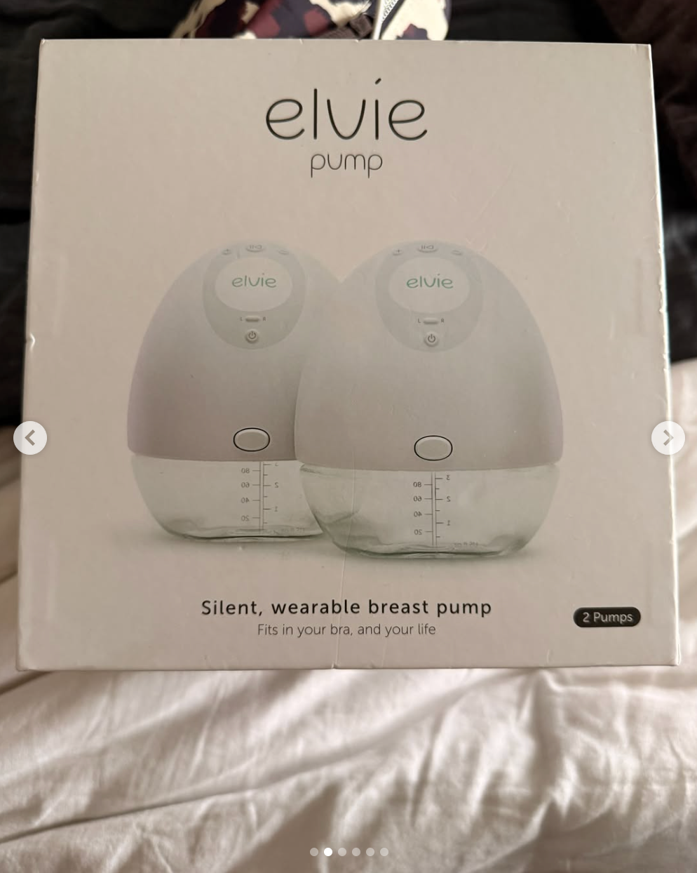 Extractor de leche doble eléctrico. Marca Elvie (#PG5824)