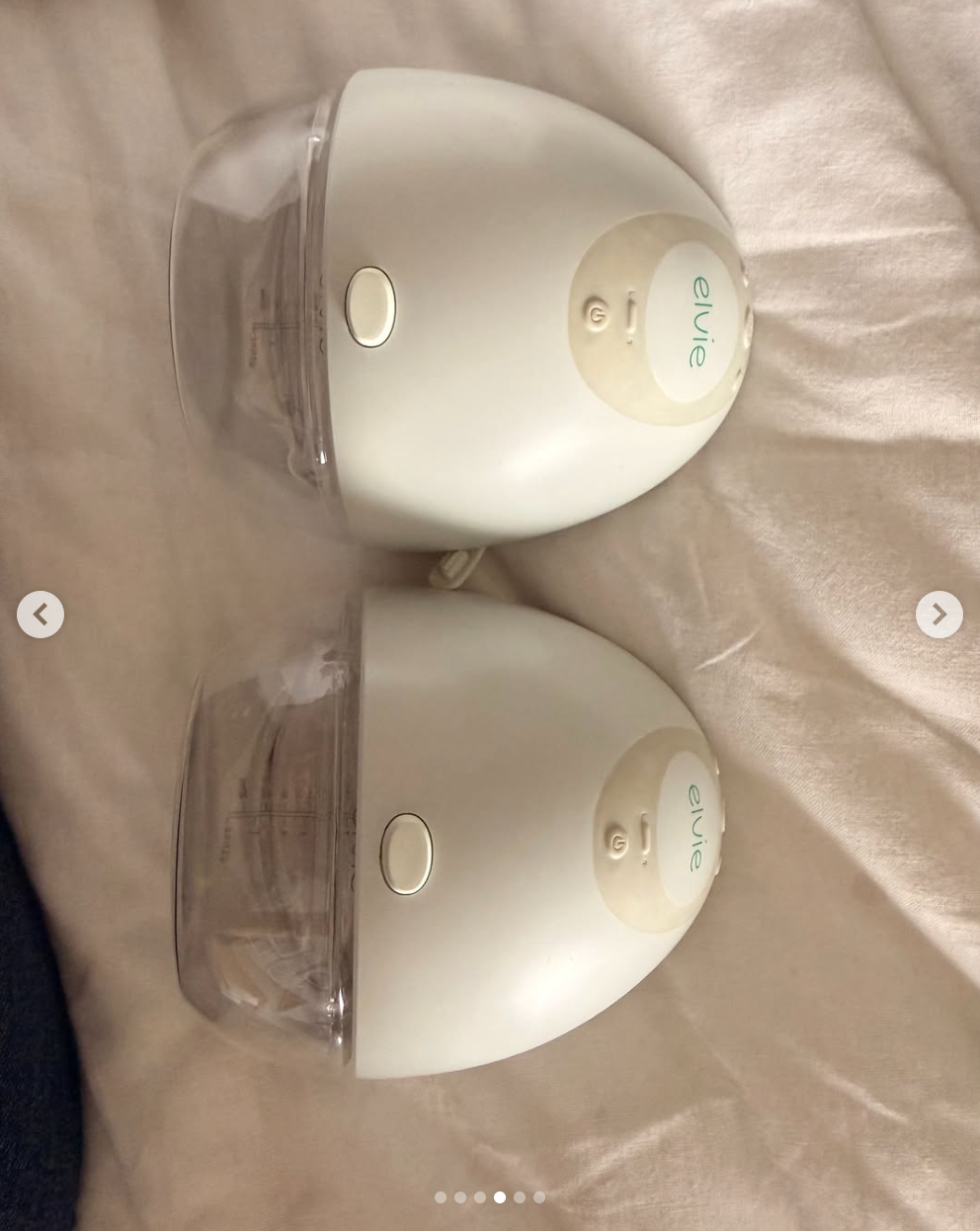 Extractor de leche doble eléctrico. Marca Elvie (#PG5824)