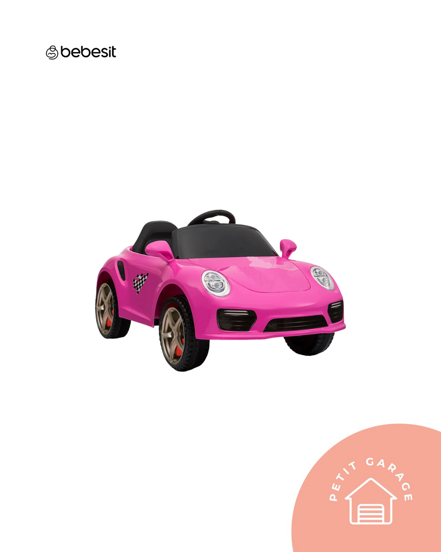 (#PG4289) Auto a batería modelo Sport GT color rosado. Marca Bebesit
