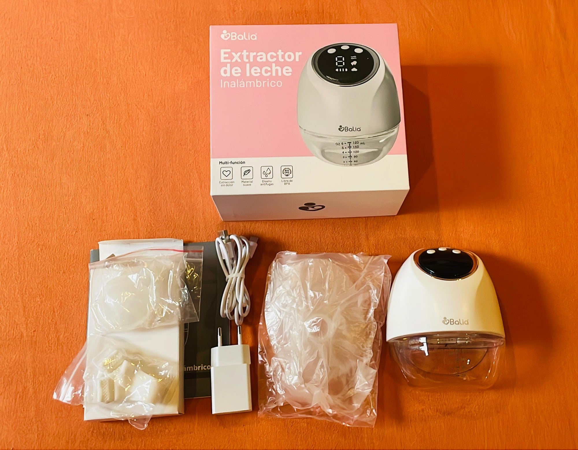 Extractor de leche inalámbrico. Marca Balia (#PG5755)