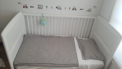 (#PG4240) Cuna de madera modelo Viktoria. Marca Pinolino