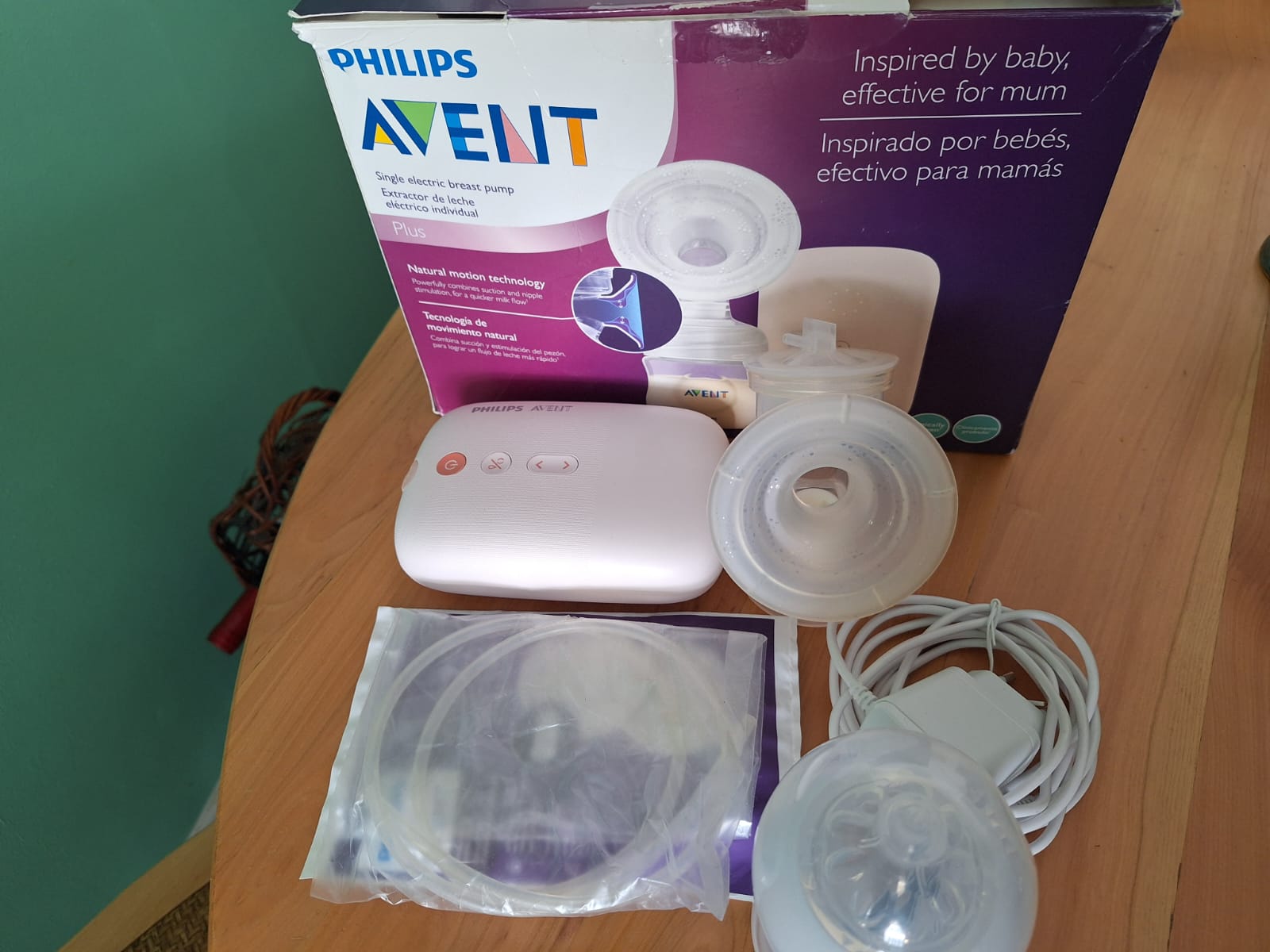 (#PG4419) Extractor de leche eléctrico simple. Marca Philips Avent