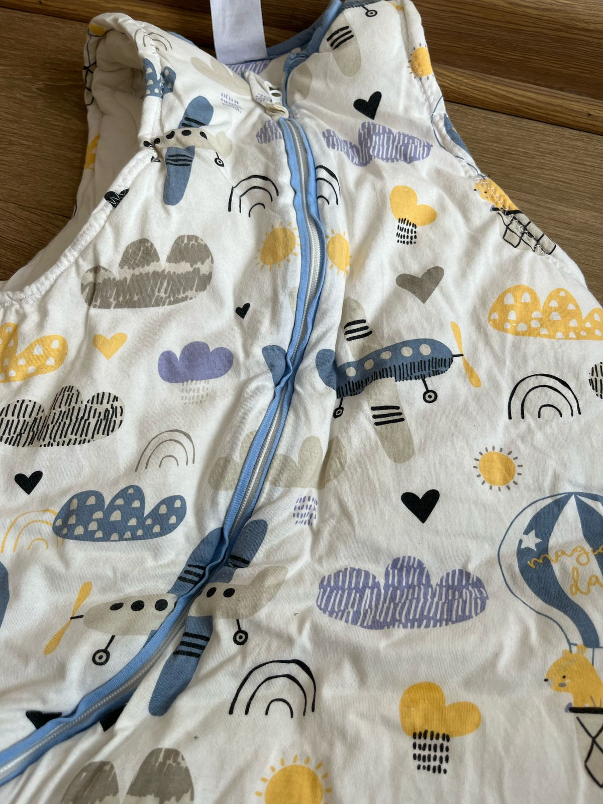 (#PG4644) 2 Saquitos de dormir modelo autitos y aviones. Marca Elubaby