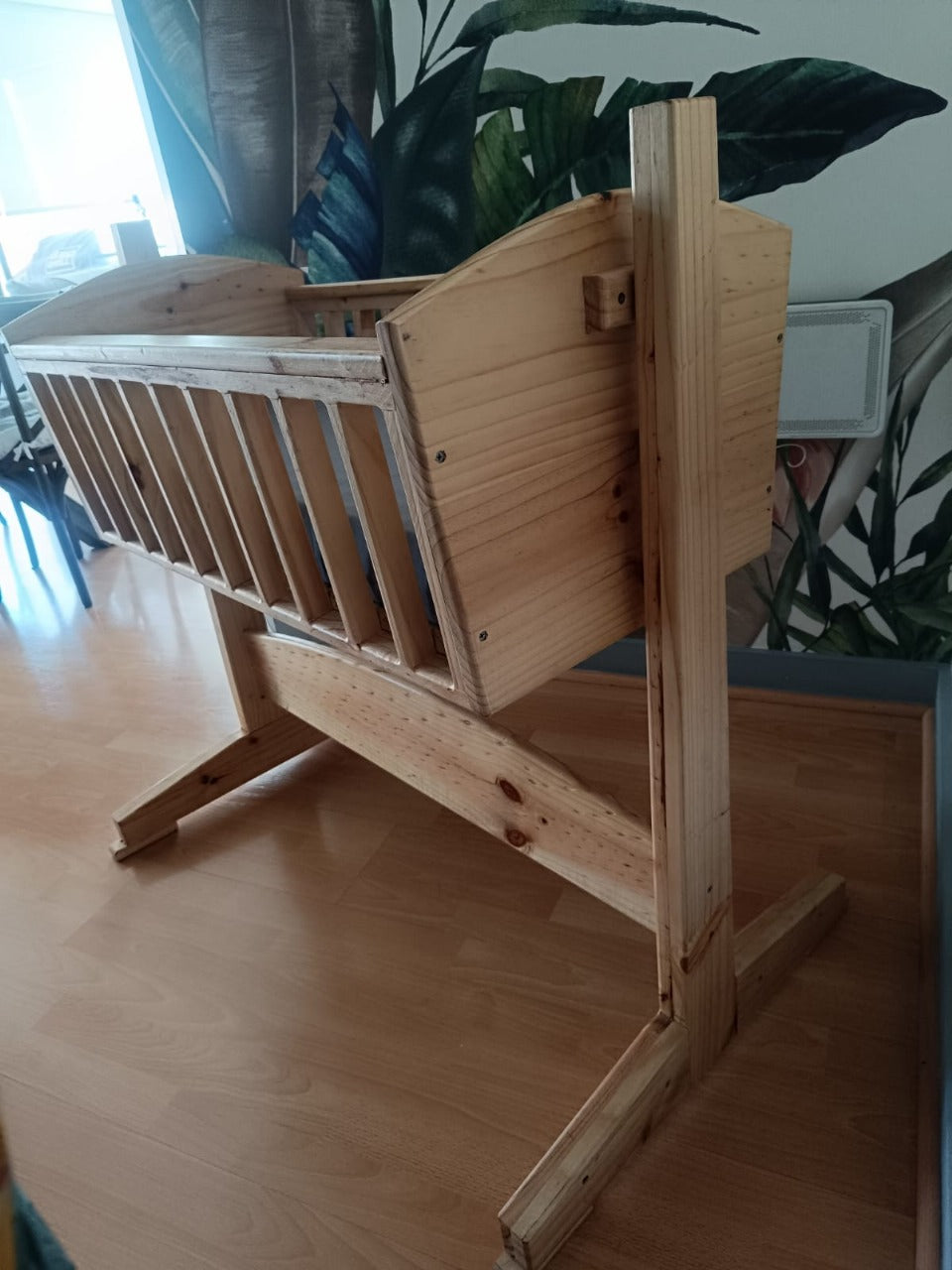 (#PG4796) Cuna de madera. Marca Artesanal