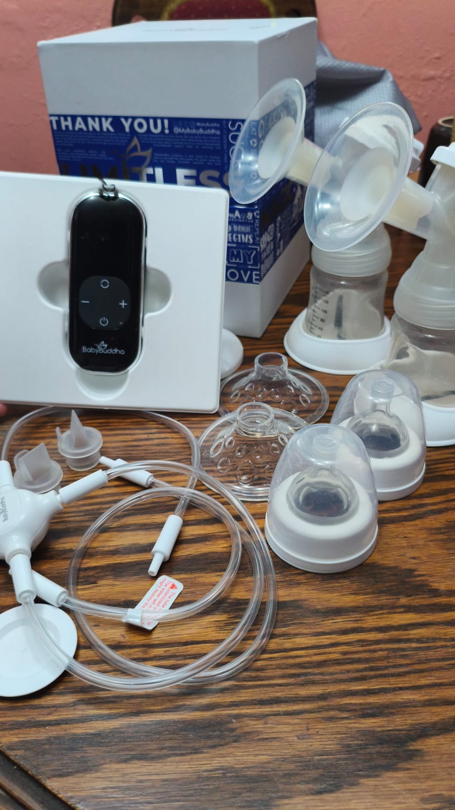 (#PG5381) Extractor de leche doble eléctrico modelo 2.0. Marca Baby Buddha