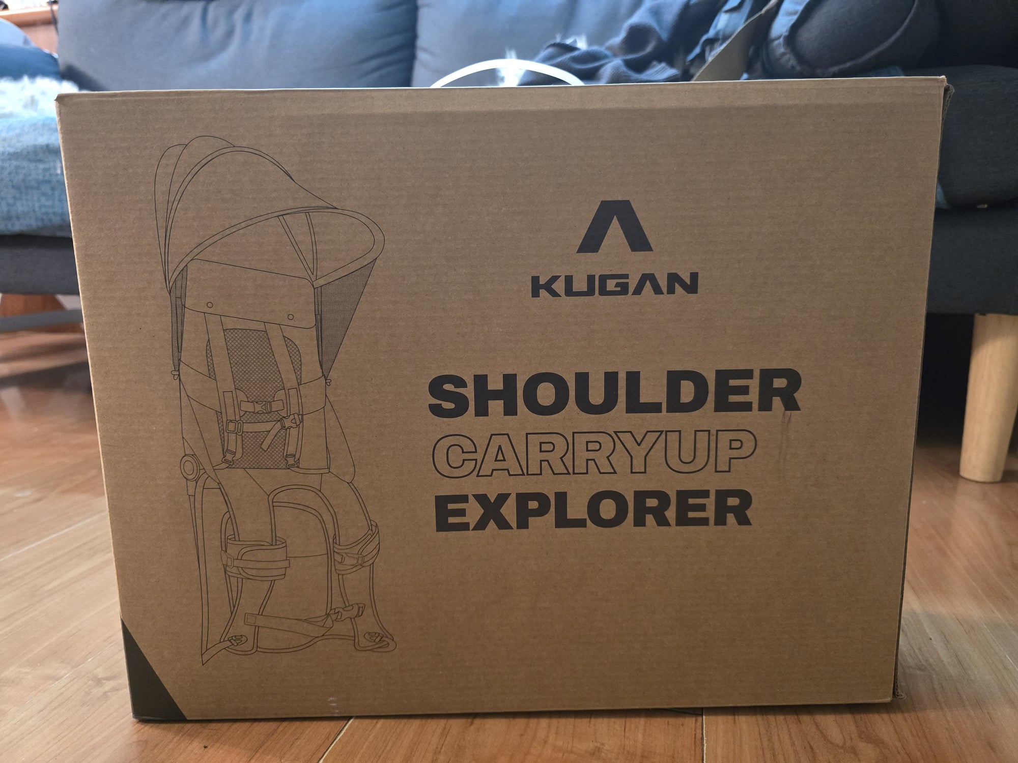 (#PG5424) Portabebé mochila modelo Carry up Explorer. Marca Kugan