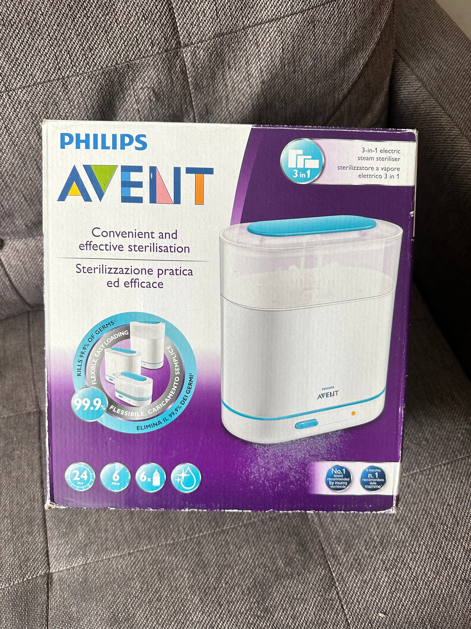 (#PG4232) Esterilizador de mamaderas. Marca Philips Avent