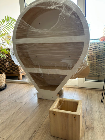 Repisa con forma de globo aerostático. (#PG5626)