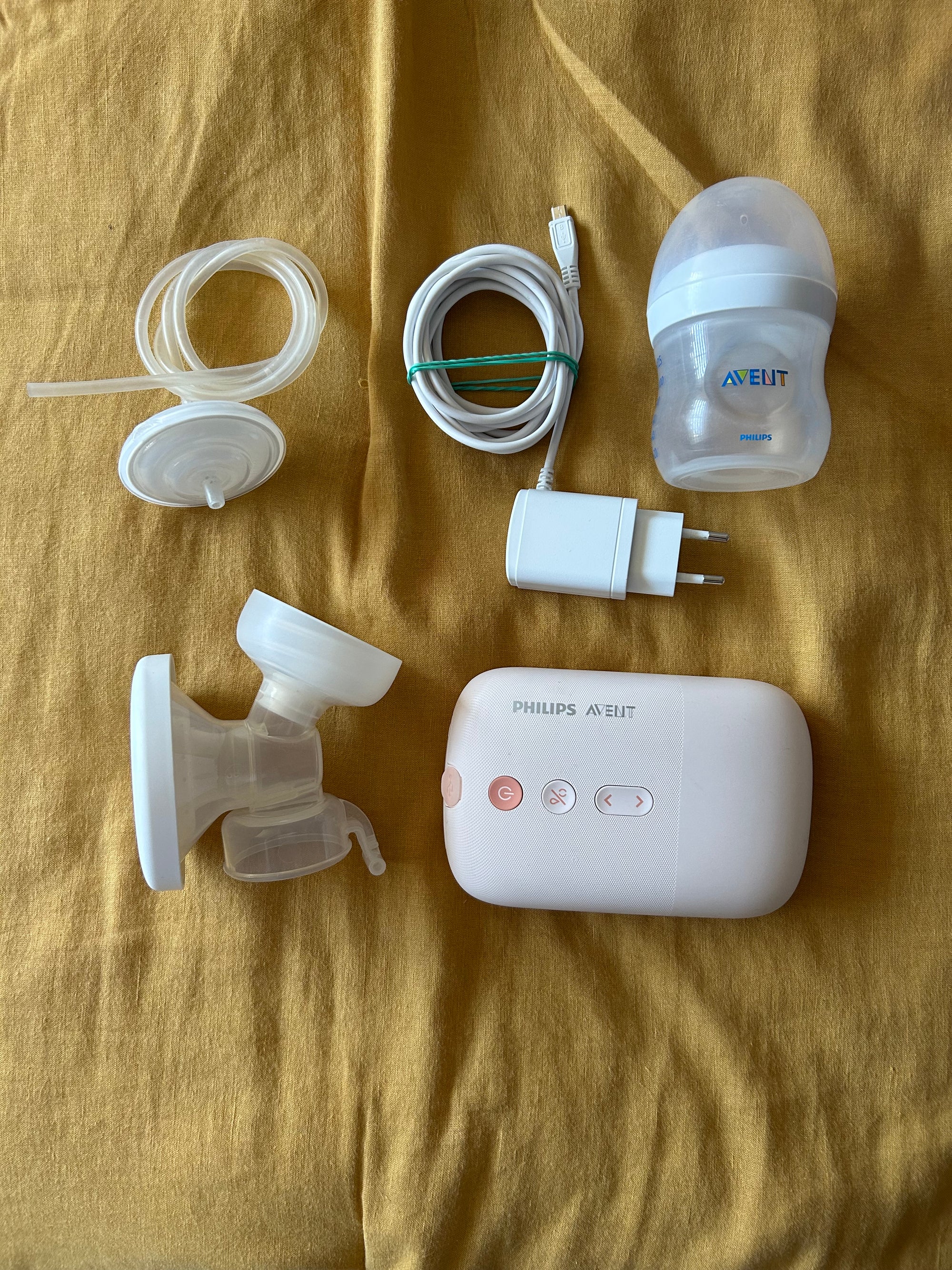 (#PG4938) Extractor de leche eléctrico simple. Marca Philips Avent