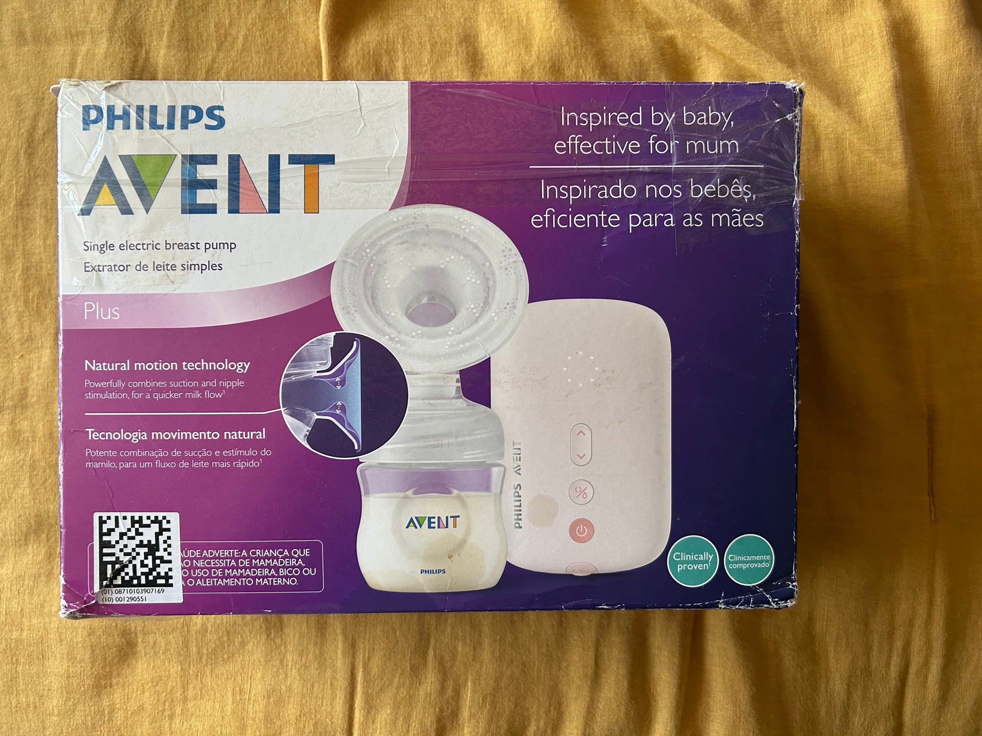 (#PG4938) Extractor de leche eléctrico simple. Marca Philips Avent