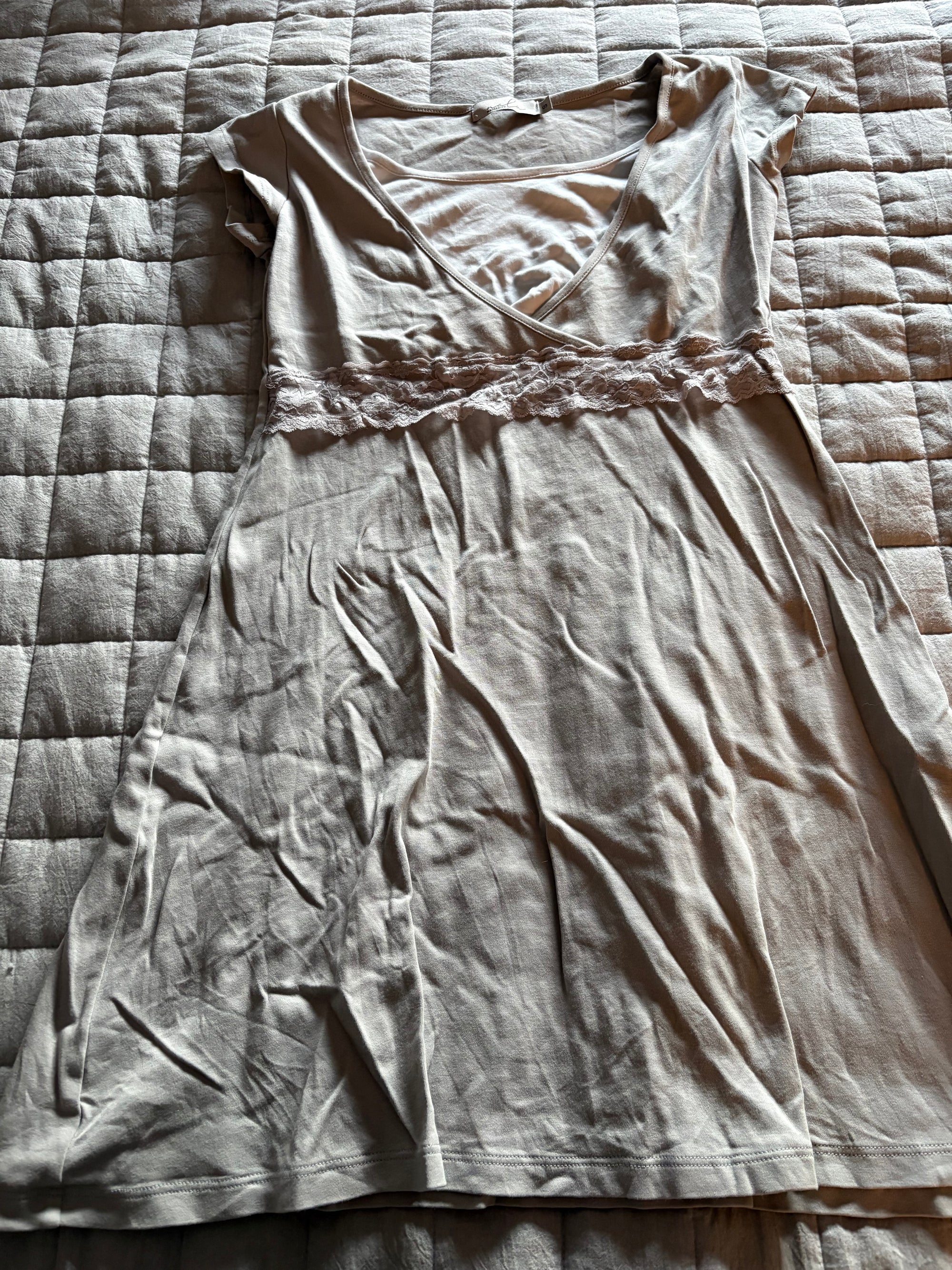 (#PG5455) 2 camisas de dormir de maternidad. Marca Nala Meternity