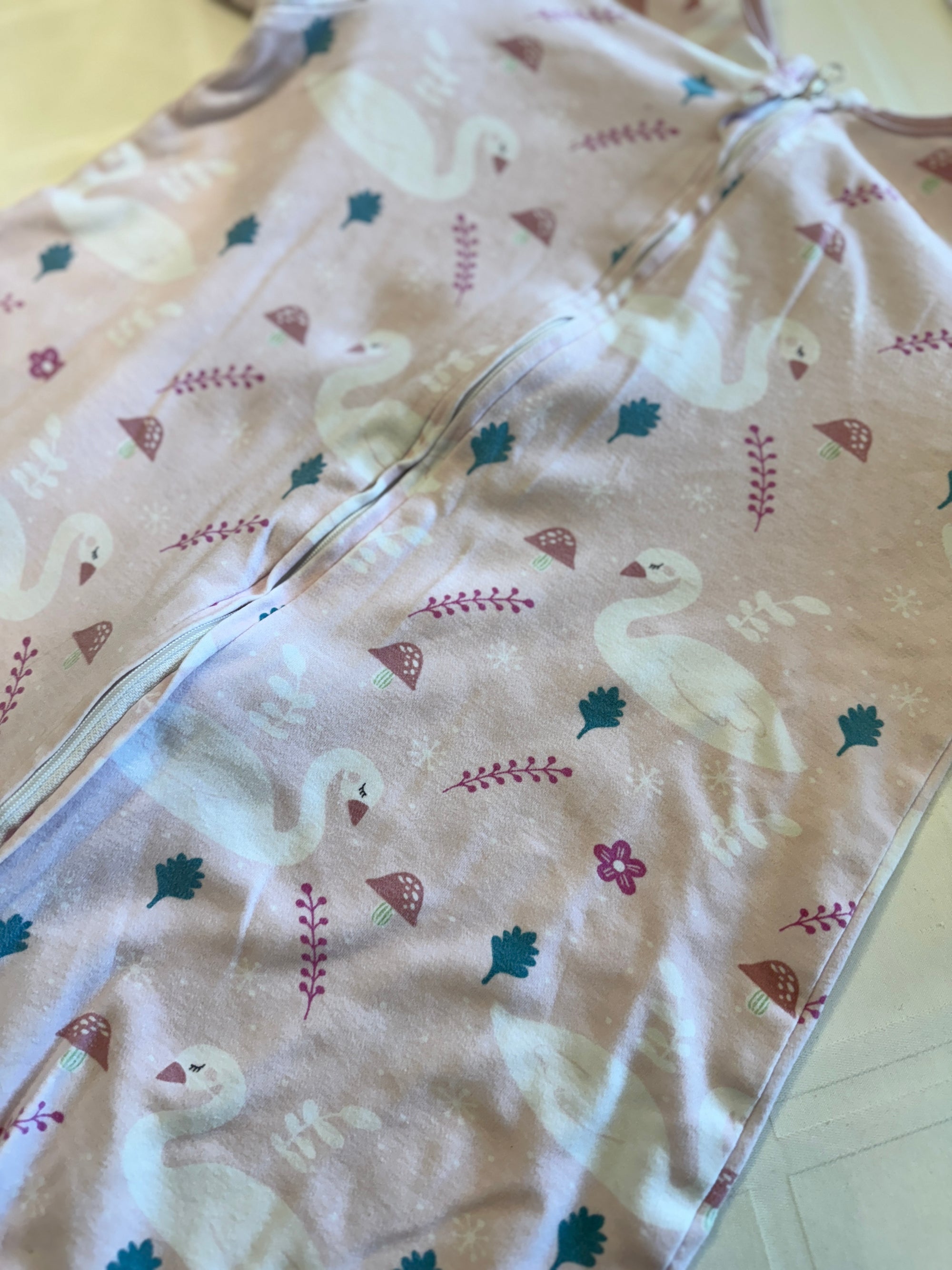 (#PG4709) Saquito de dormir modelo plumas. Marca Tu Saquito