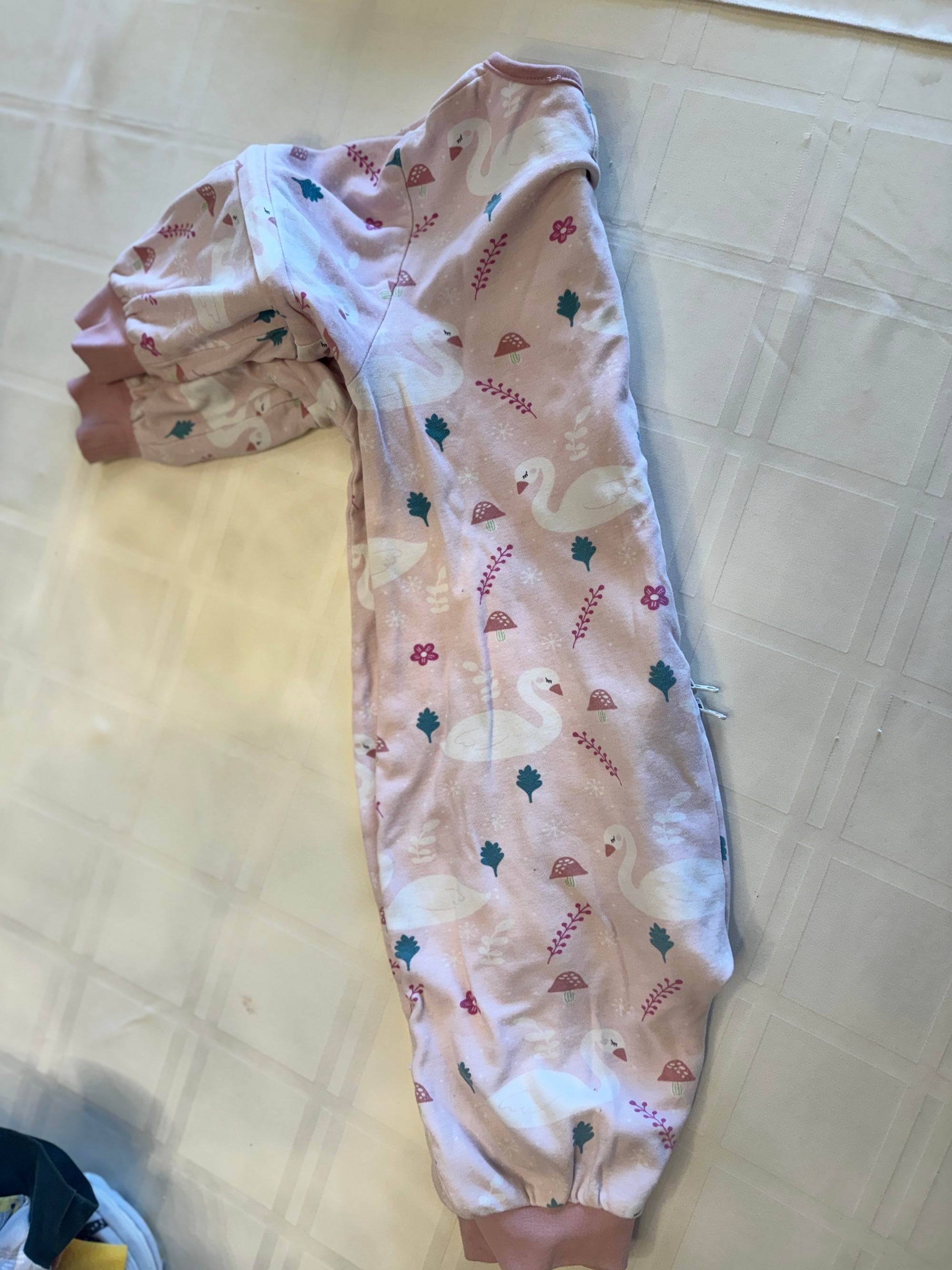 (#PG4709) Saquito de dormir modelo plumas. Marca Tu Saquito