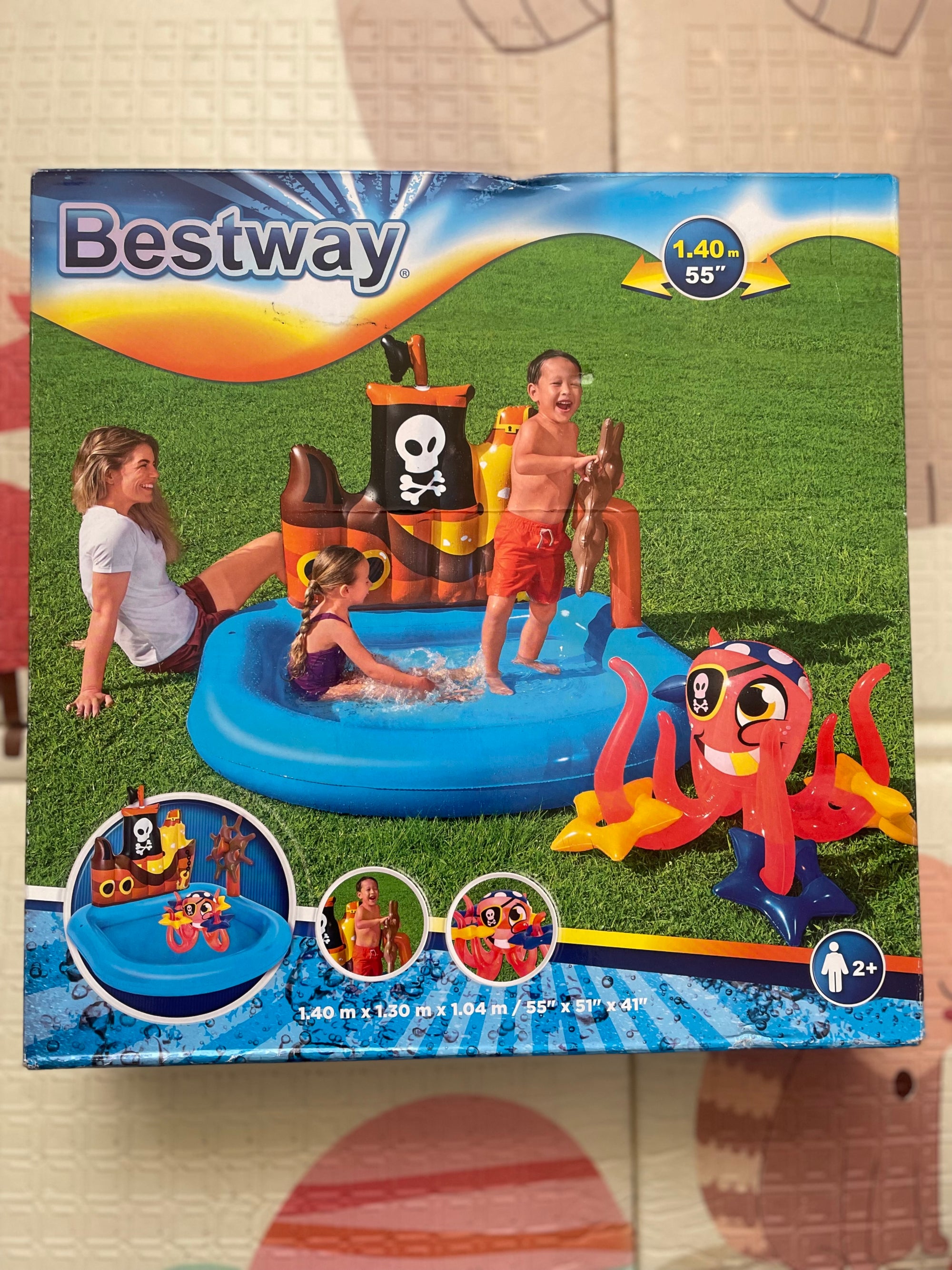(#PG5263) Piscina inflable modelo Barco Pirata. Marca Bestway