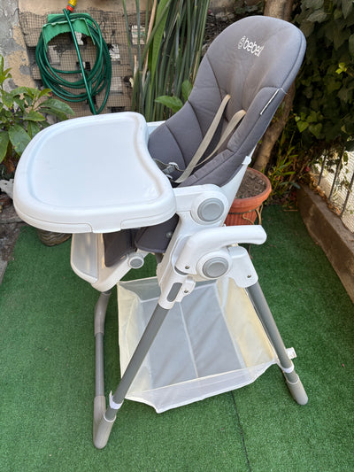 Silla de comer, modelo Snack LX gris. Marca Bebesit (#PG5649)