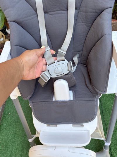 Silla de comer, modelo Snack LX gris. Marca Bebesit (#PG5649)