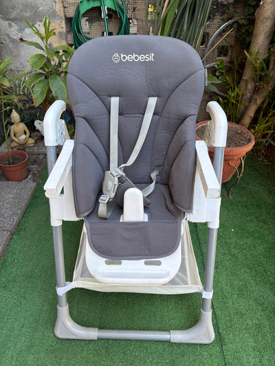 Silla de comer, modelo Snack LX gris. Marca Bebesit (#PG5649)
