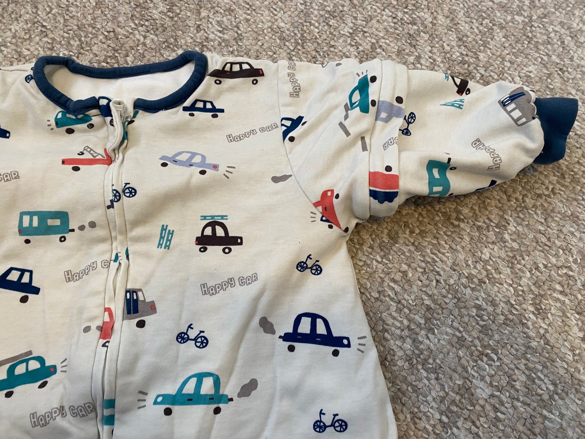 (#PG4494) Saquito de dormir con autitos. Marca Tu Saquito