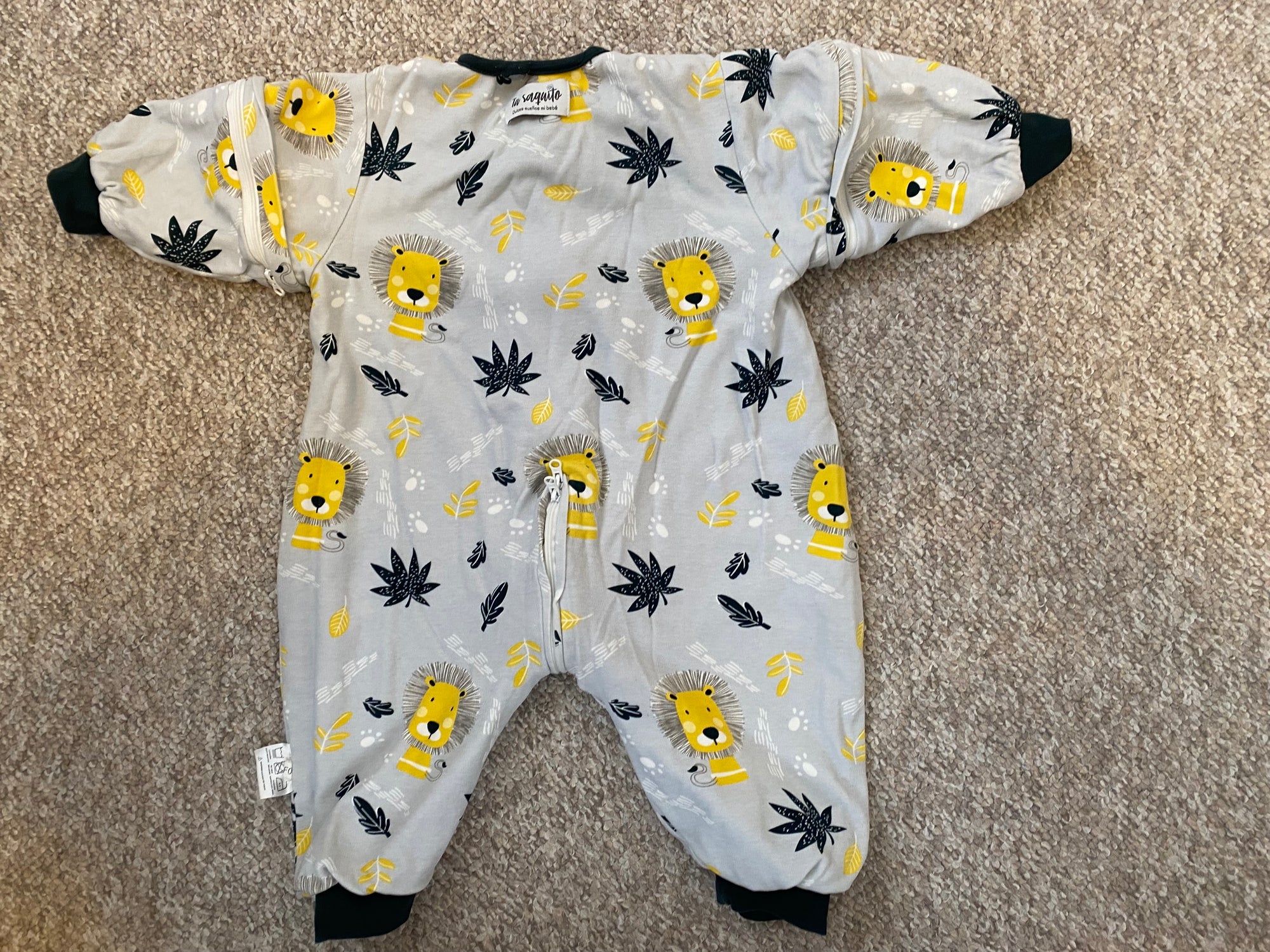 (#PG4495) Saquito de dormir con león. Marca Tu Saquito