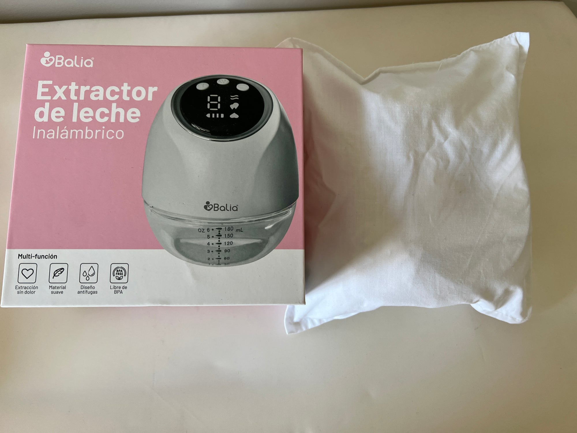 (#PG4261) Extractor de leche eléctrico doble. Marca Balia