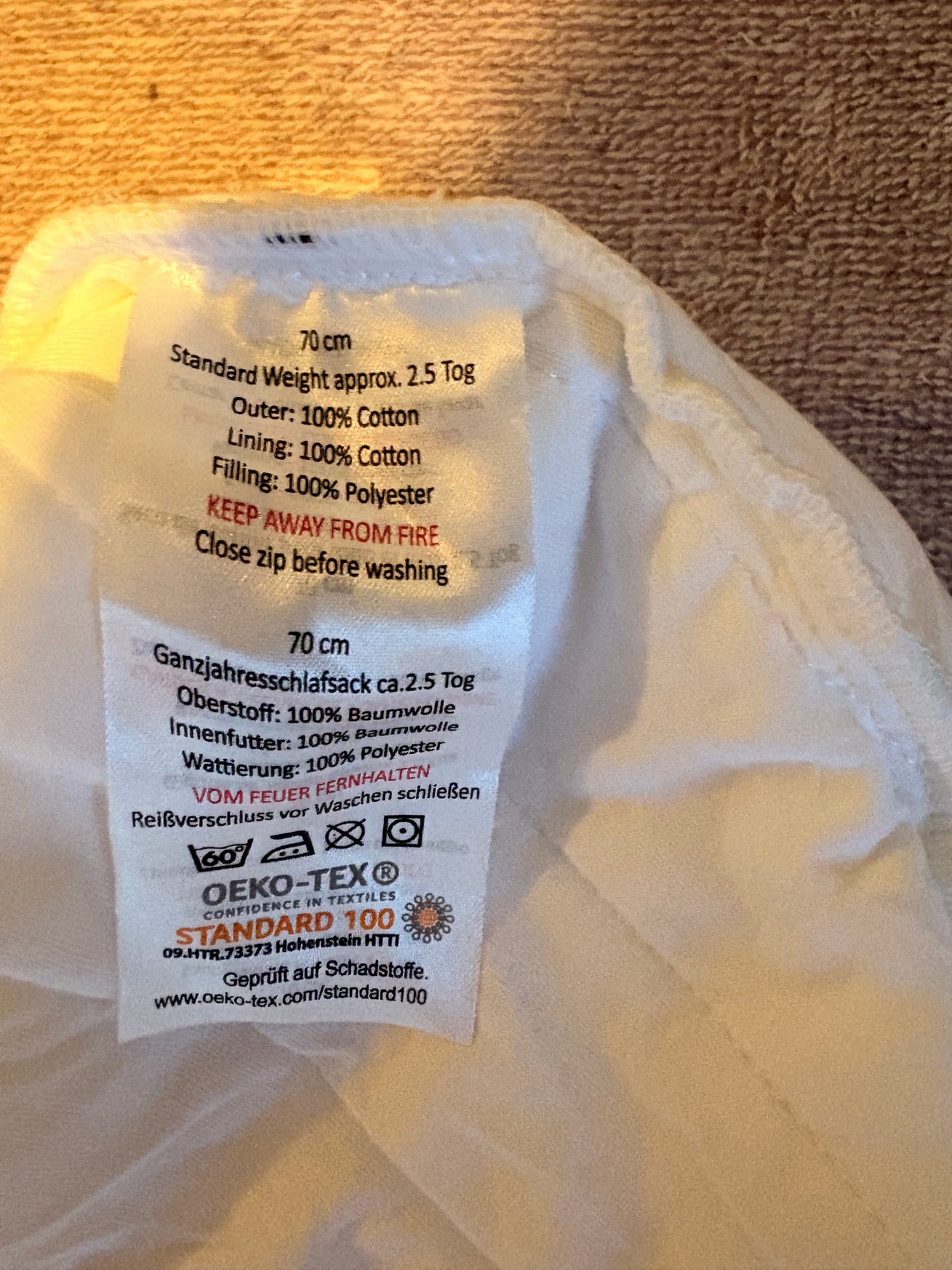 (#PG5472) Saco de dormir modelo Koala. Marca Slumbersac