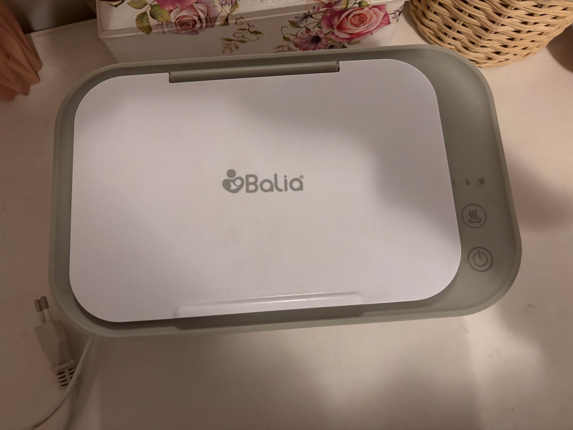 (#PG5009) Calentador de toallitas húmedas. Marca Balia