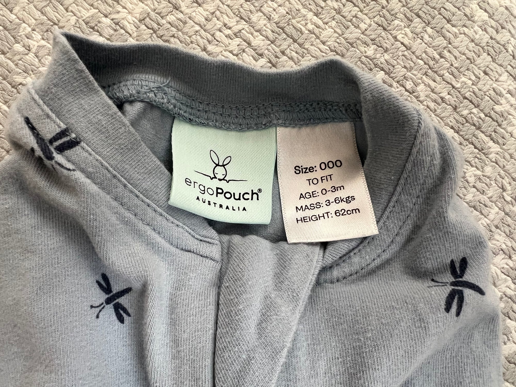 (#PG4770) Saquito de dormir modelo Dragonflies. Marca Ergopouch