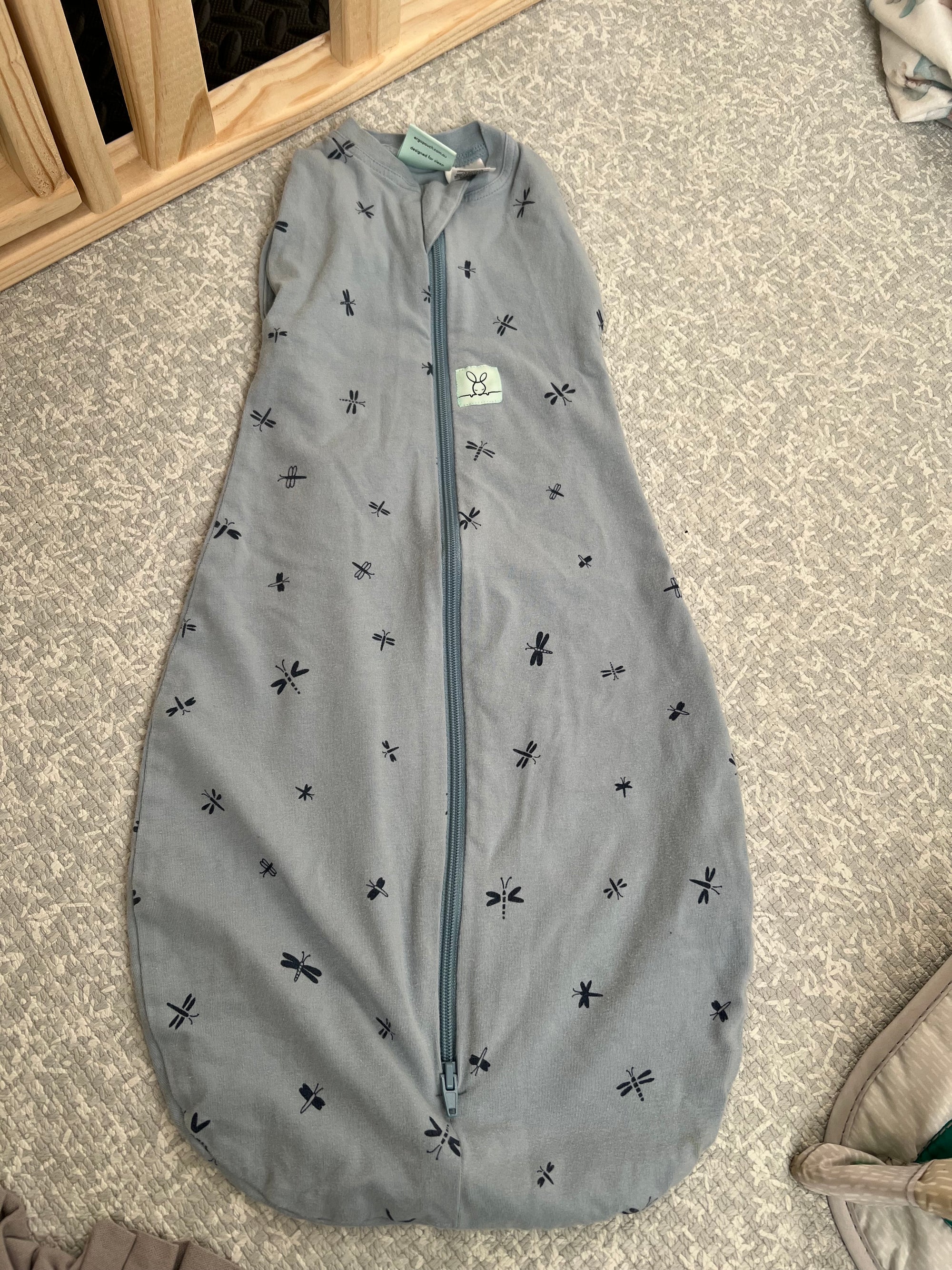 (#PG4770) Saquito de dormir modelo Dragonflies. Marca Ergopouch