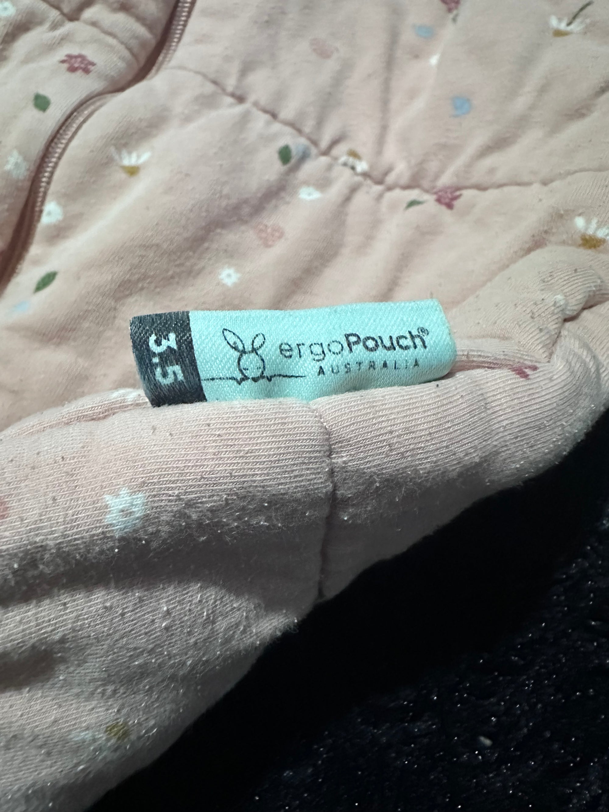 Saco de dormir Sleep Onesie 3.5 TOG rosado, talla 12-24 meses. Marca Ergopouch (#PG5686)