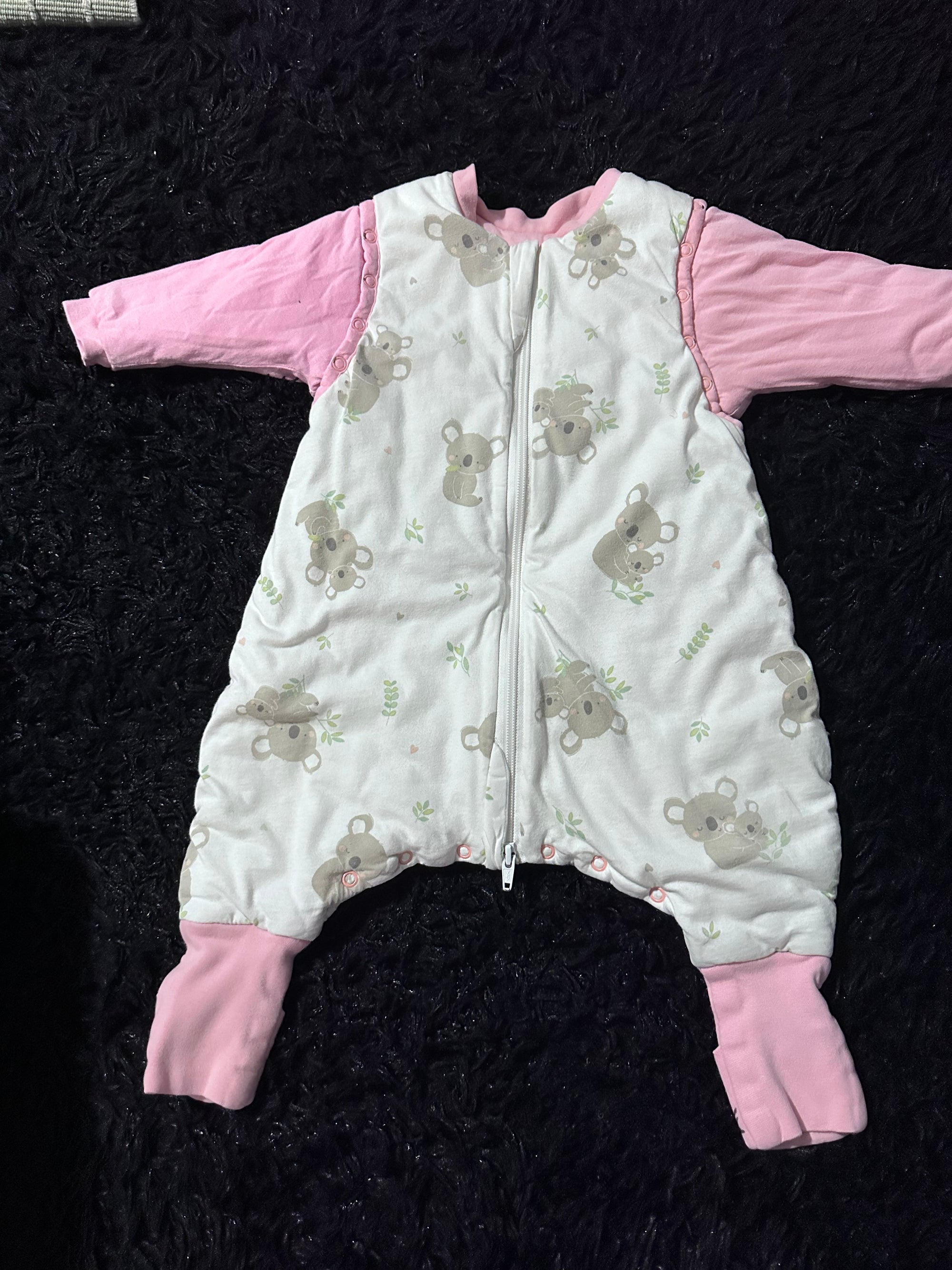 Saco de dormir Koala rosado 6-12 meses TOG 3.5. Marca Slumbersac