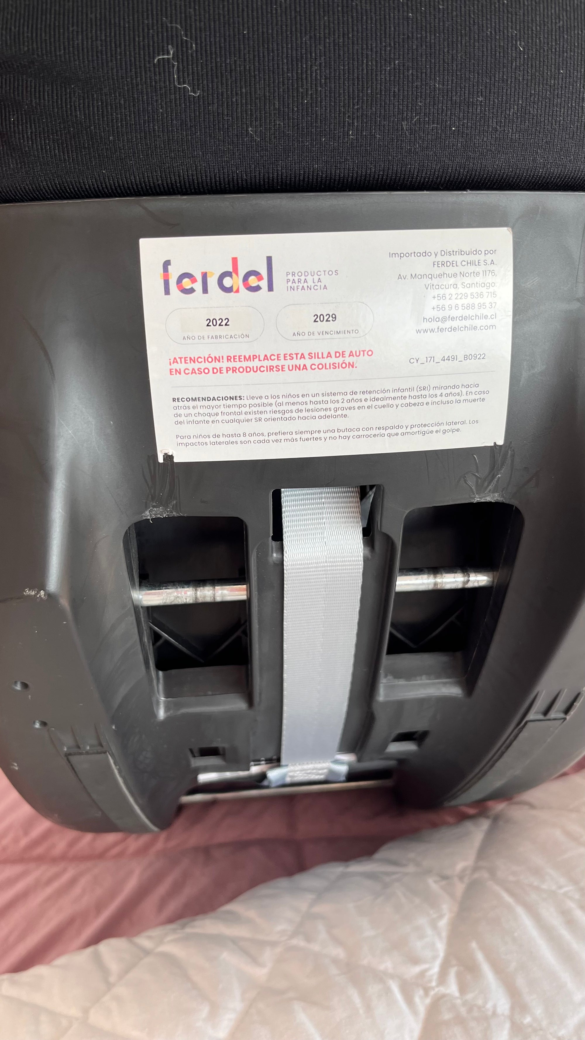 (#PG4993) Silla de auto modelo Aton 5 + Base. Marca Cybex