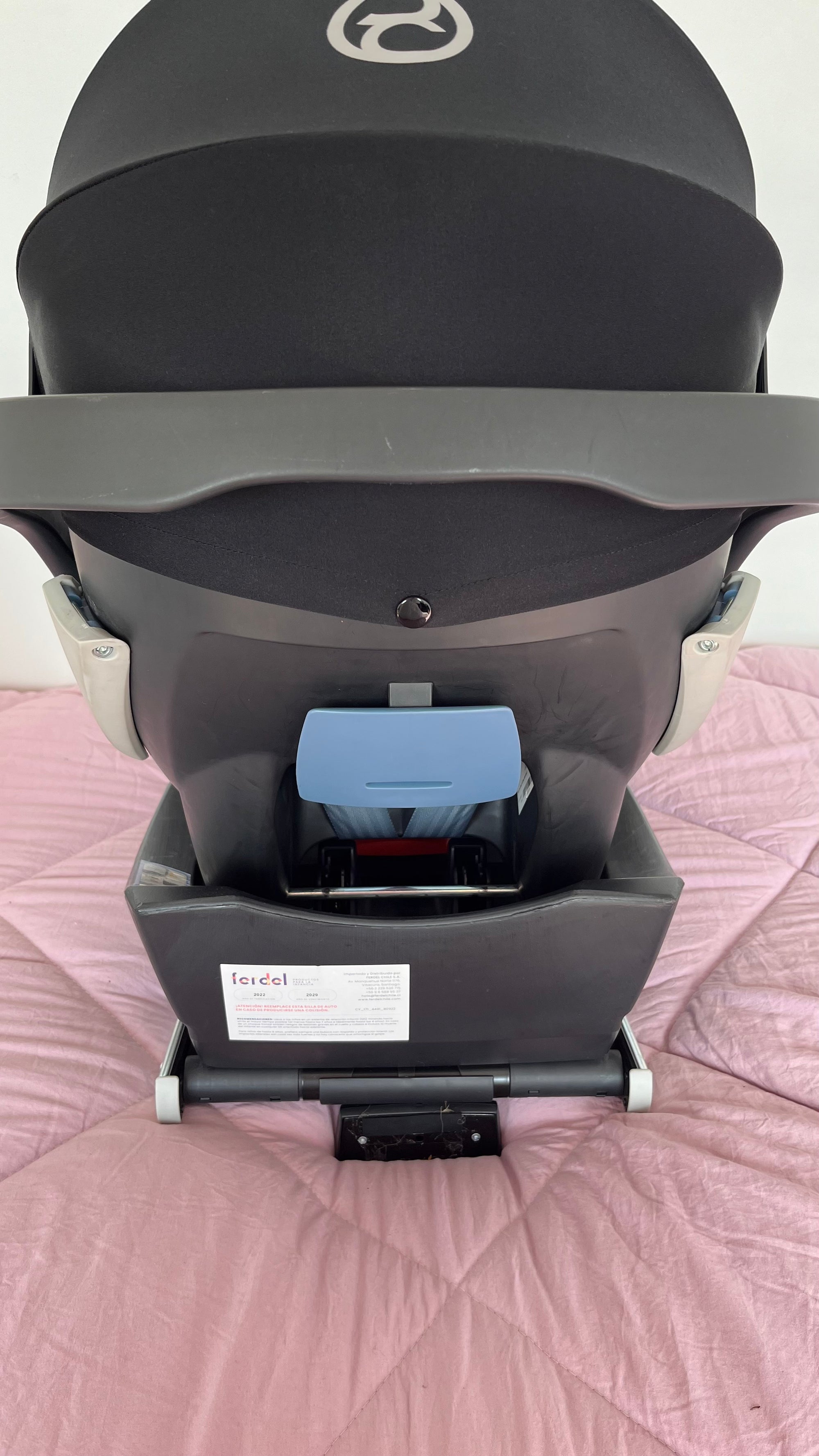 (#PG4993) Silla de auto modelo Aton 5 + Base. Marca Cybex