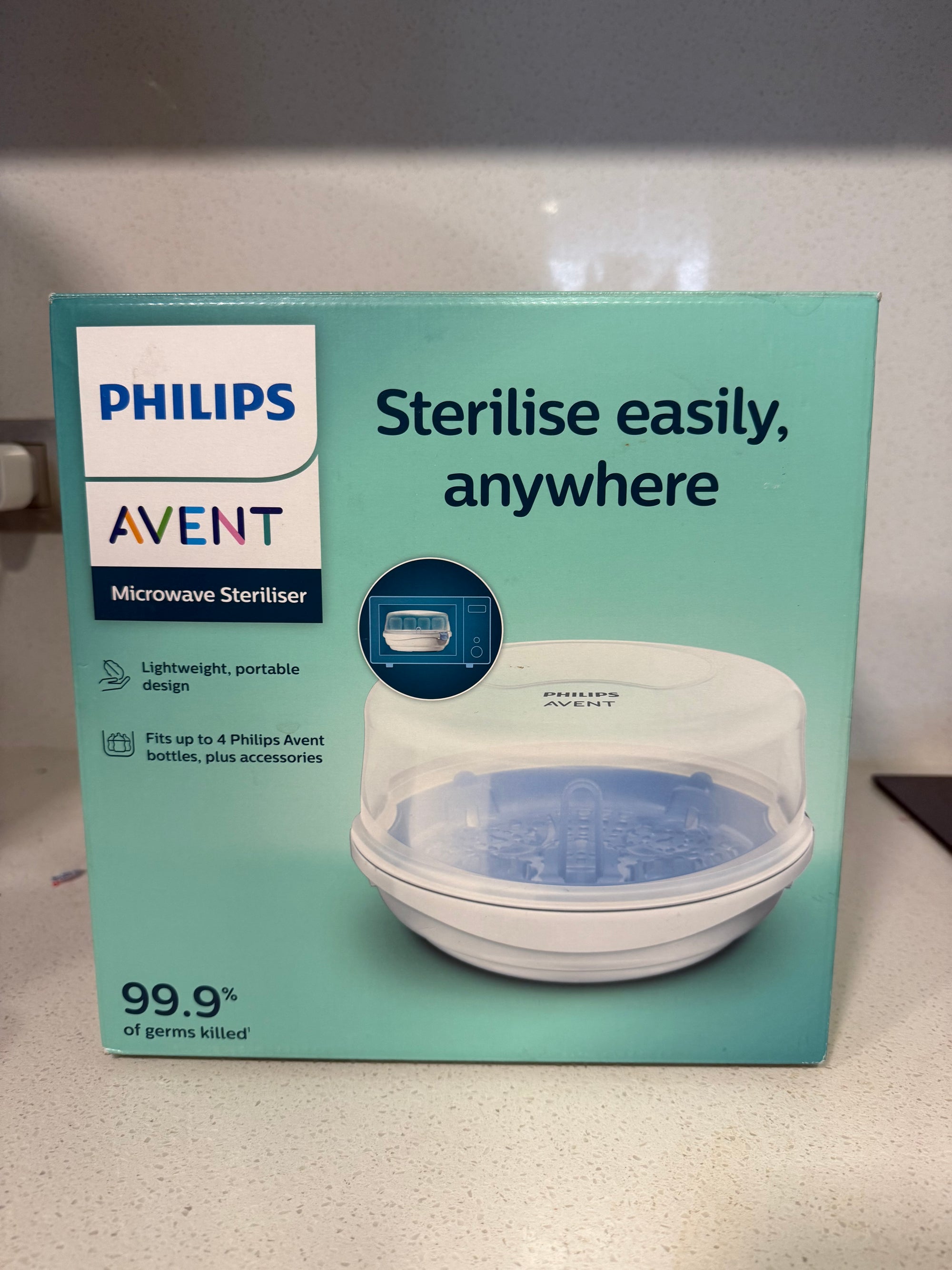 (#PG5295) Esterilizador de mamaderas en microondas. Marca Philips Avent