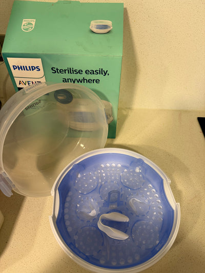 (#PG5295) Esterilizador de mamaderas en microondas. Marca Philips Avent