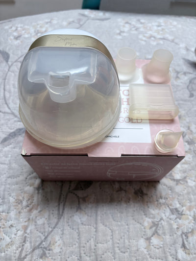 (#PG5449) Extractor de leche eléctrico simple modelo gold. Marca Supermom