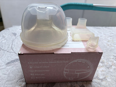 (#PG5449) Extractor de leche eléctrico simple modelo gold. Marca Supermom
