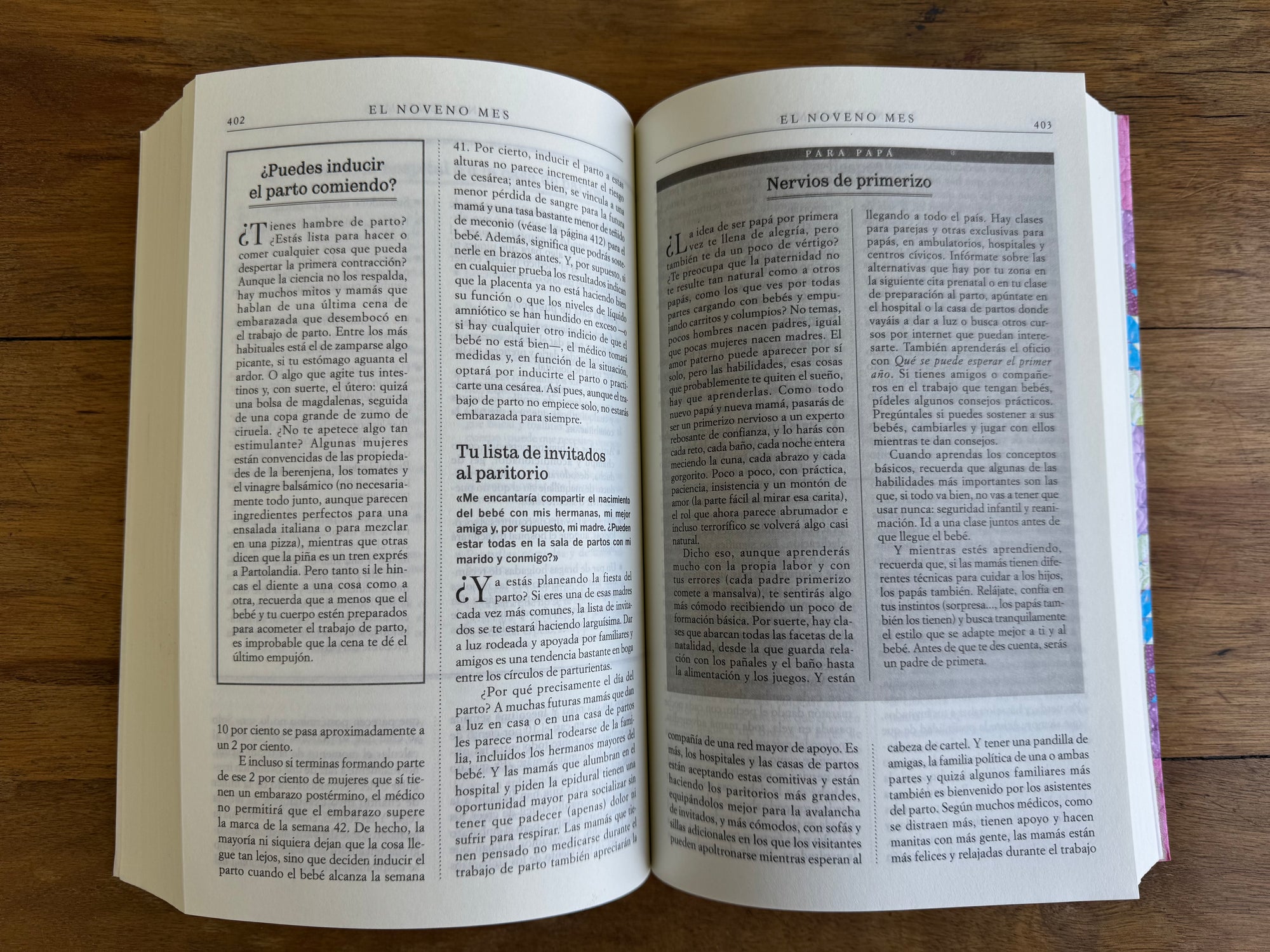 (#PG5000) Libro “Qué esperar cuando se está esperando”. Marca Editorial Planeta