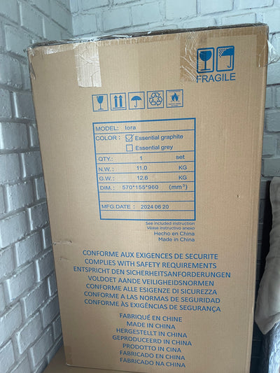 (#PG5320) Cuna Colecho modelo Lora Essential gris oscuro. Marca Maxi Cosi