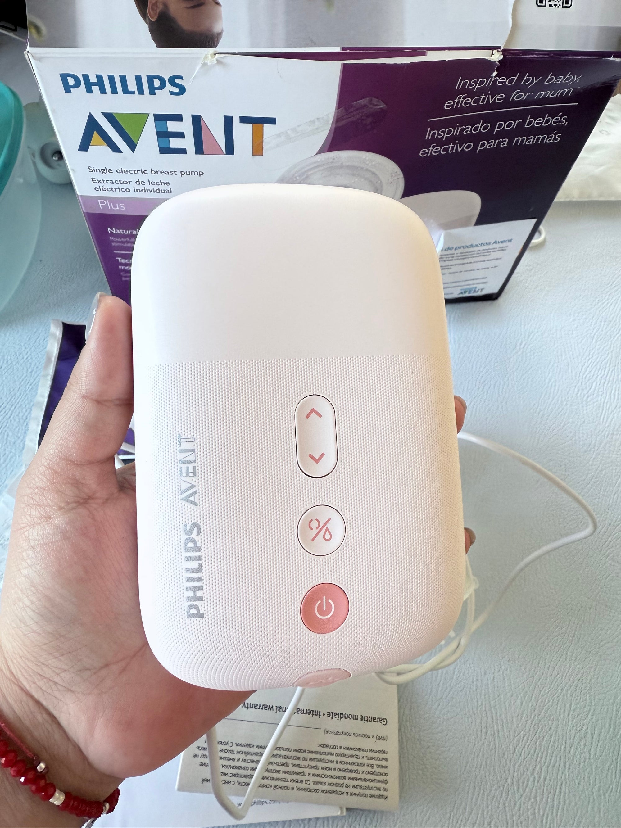 (#PG4950) Extractor eléctrico simple. Marca Philips Avent